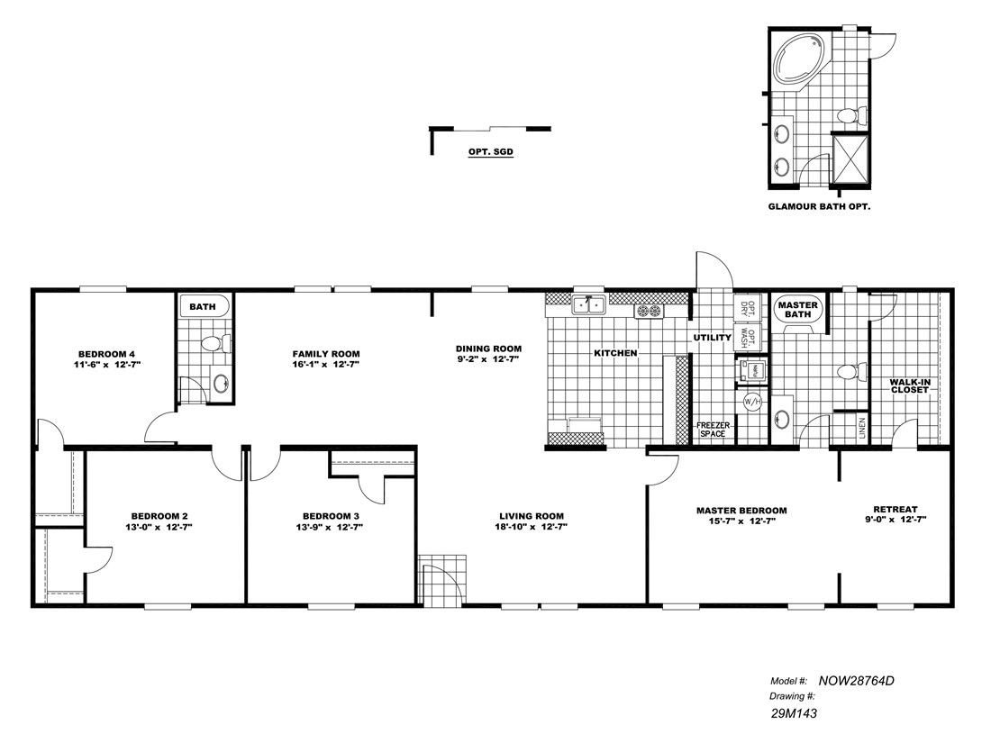 The NOW28764D "NOW" Floor Plan