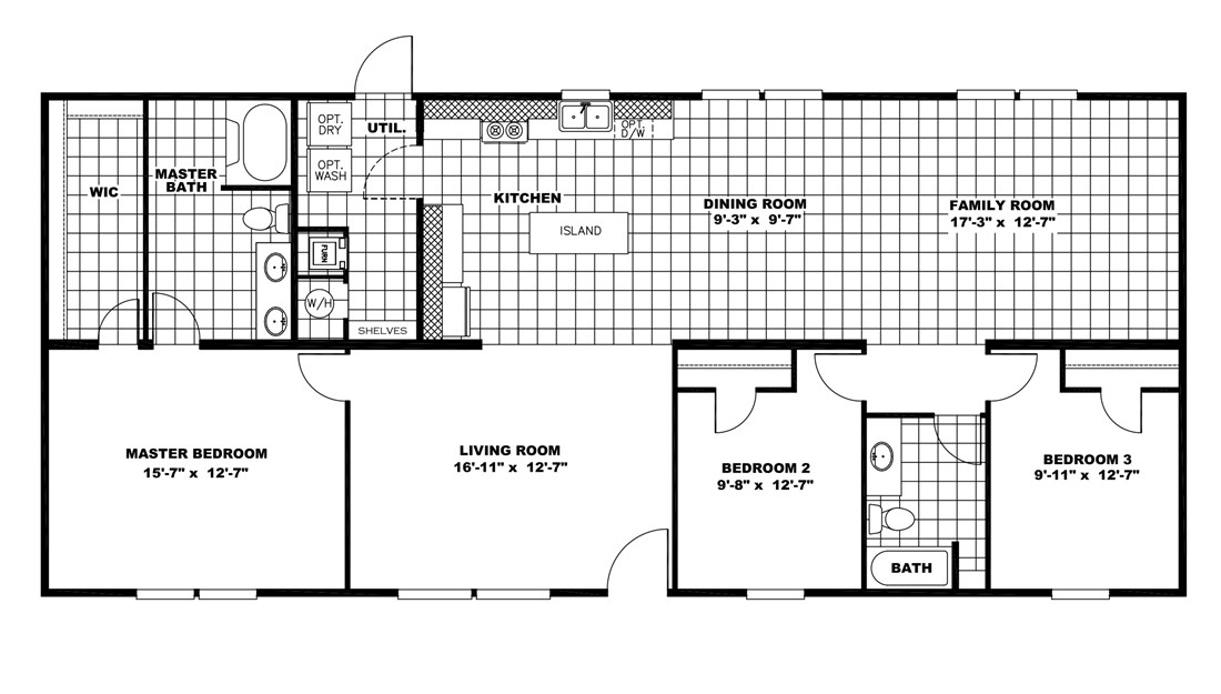 The NOW28603U "NOW ULTRA" Floor Plan