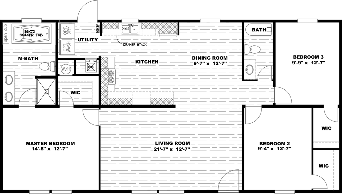 The ULTRA PRO 52 Floor Plan