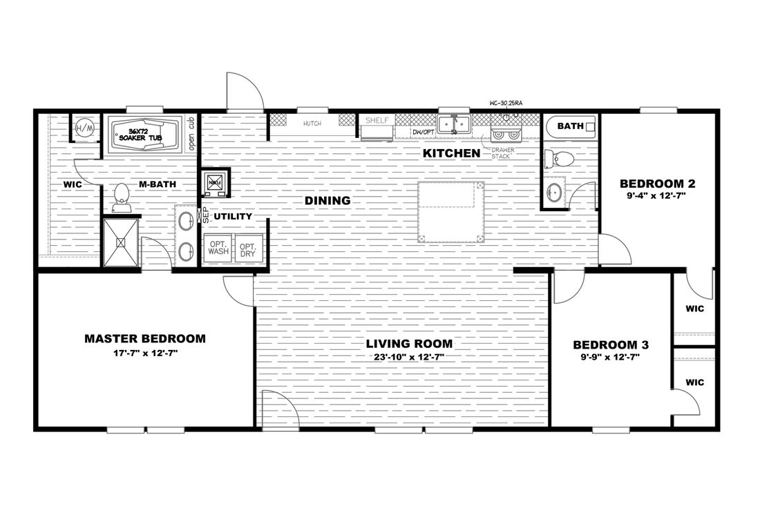 The ULTRA PRO 56B Floor Plan