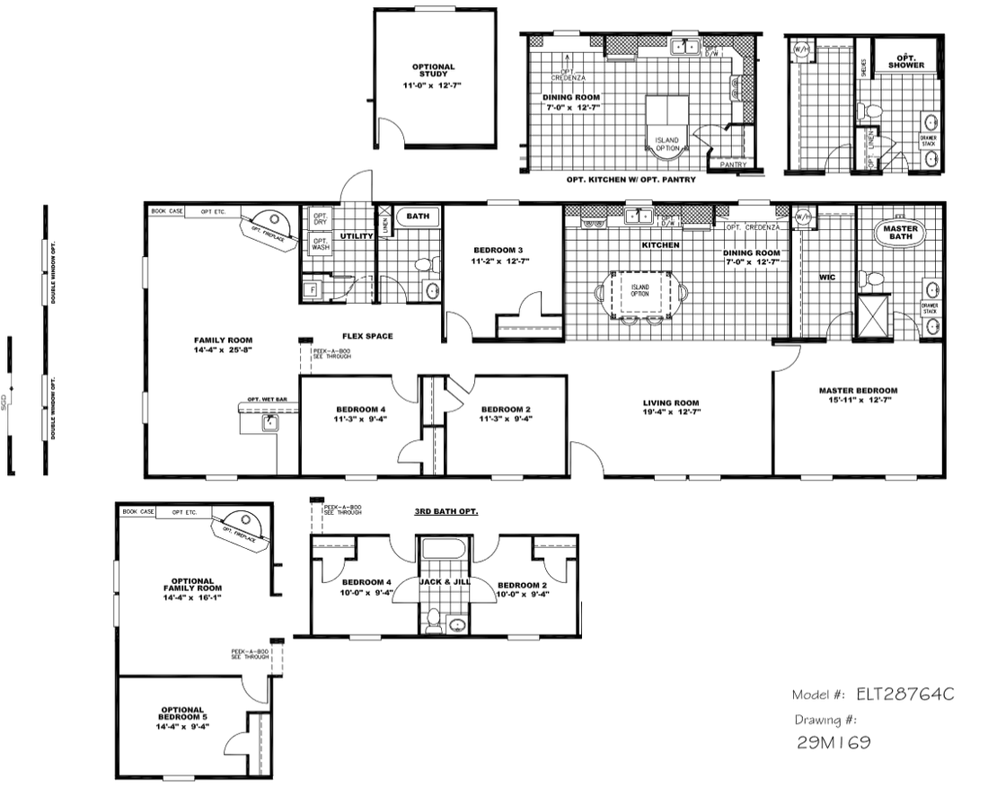 The ELITE LT COMMANDER Floor Plan