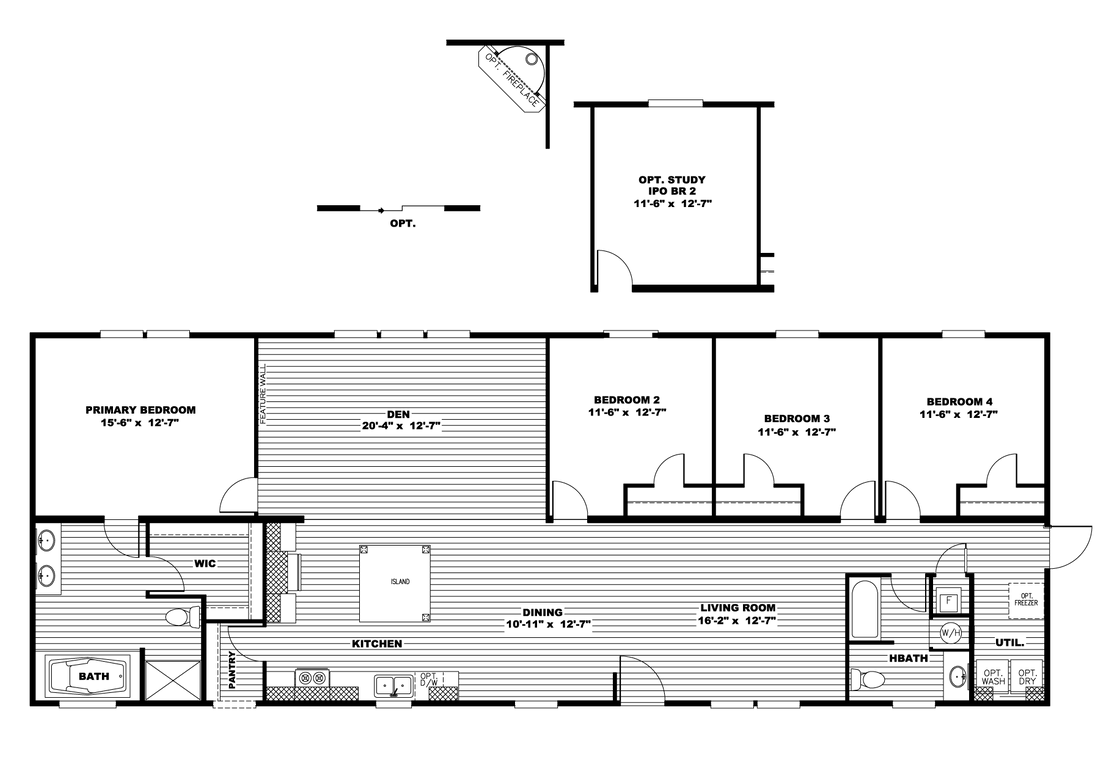 The ULTRA PRO 72 Floor Plan