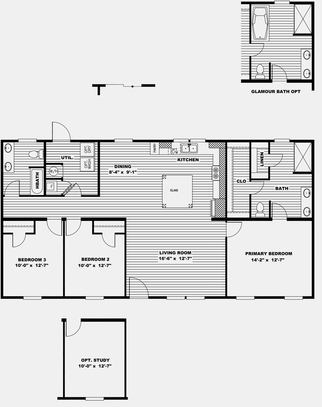 The ULTRA BREEZE 52 Floor Plan