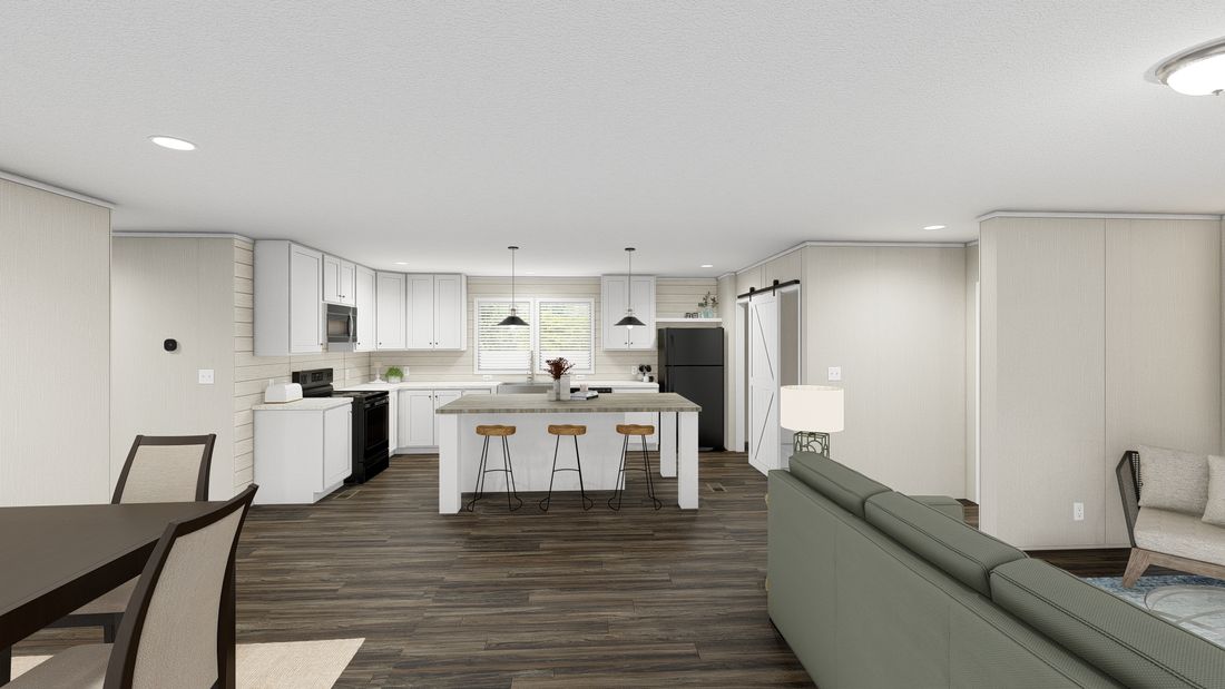 The ULTRA ISLAND BREEZE 56' Foyer. This Manufactured Mobile Home features 3 bedrooms and 2 baths.