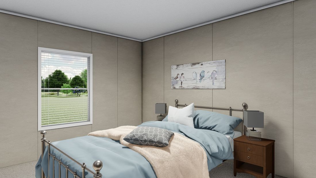 The ULTRA BREEZE 28X76 Bedroom. This Manufactured Mobile Home features 4 bedrooms and 2 baths.