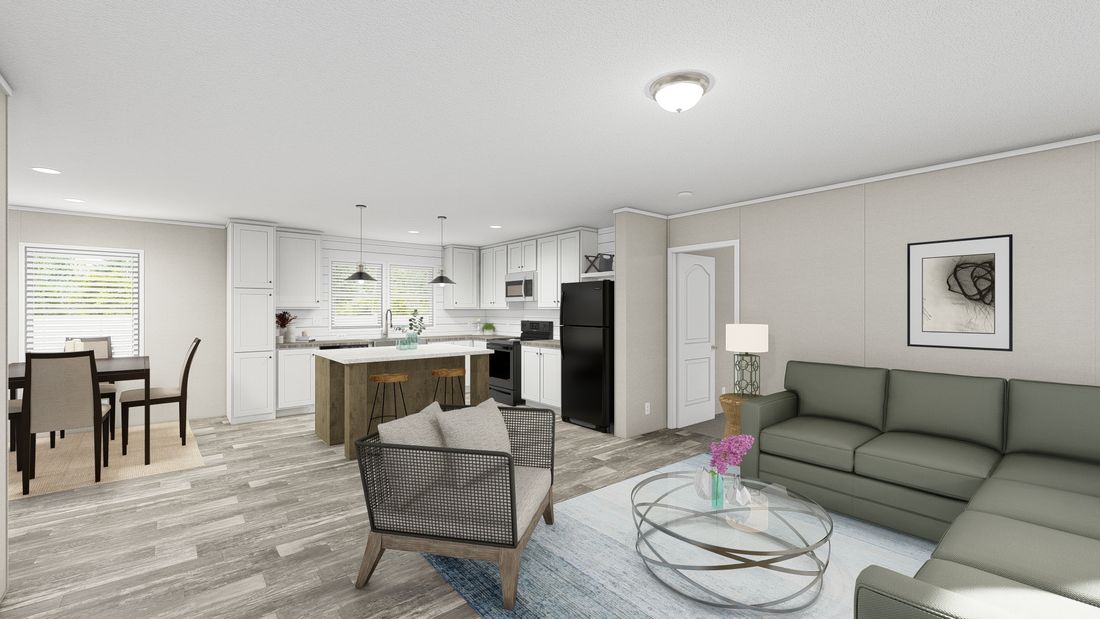 The ULTRA BREEZE 28X52 Foyer. This Manufactured Mobile Home features 3 bedrooms and 2 baths.