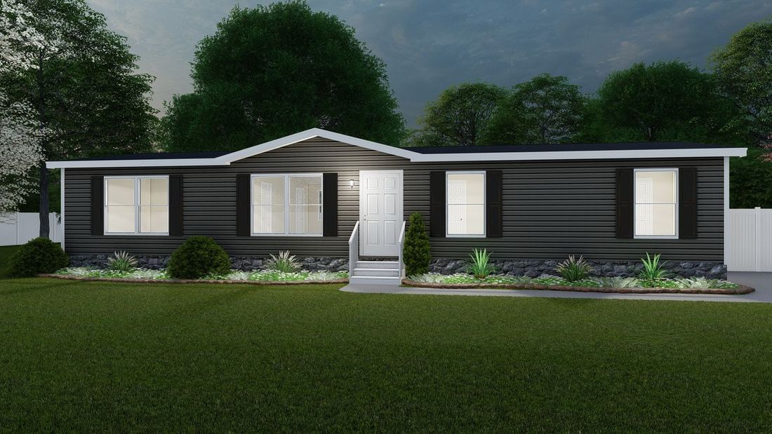 The ULTRA EXCEL 4 BR 28X56 Exterior. This Manufactured Mobile Home features 4 bedrooms and 2 baths.