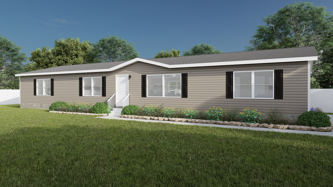 The ULTRA EXCEL BIG BOY 4 BR 32X76 Exterior. This Manufactured Mobile Home features 4 bedrooms and 2 baths.