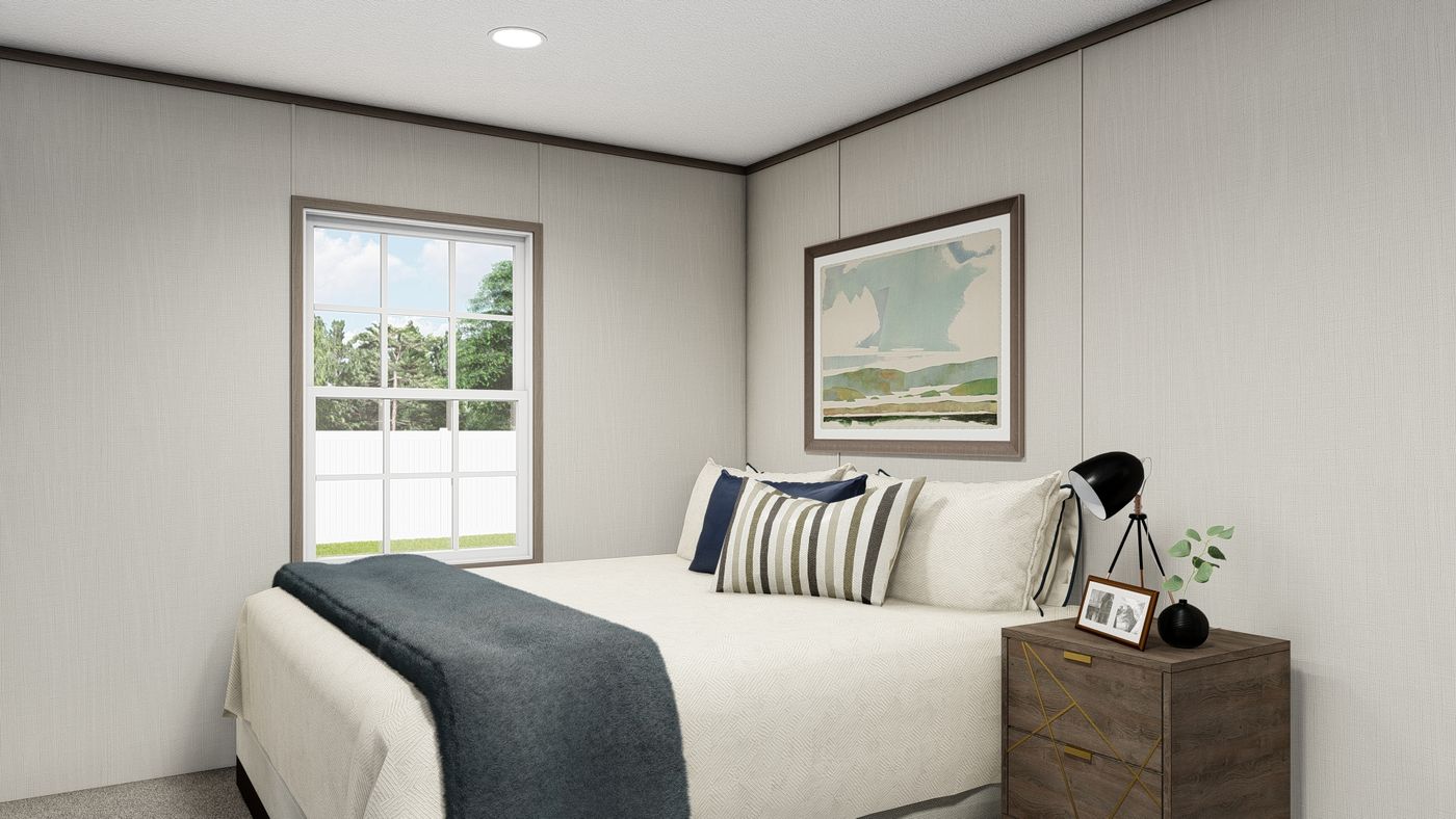 The LEGEND 28X56 3 BR Bedroom. This Manufactured Mobile Home features 3 bedrooms and 2 baths.