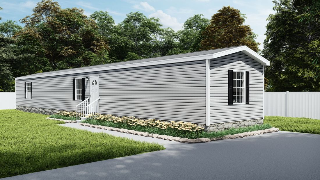 The LEGEND 14X76 Exterior. This Manufactured Mobile Home features 3 bedrooms and 2 baths.