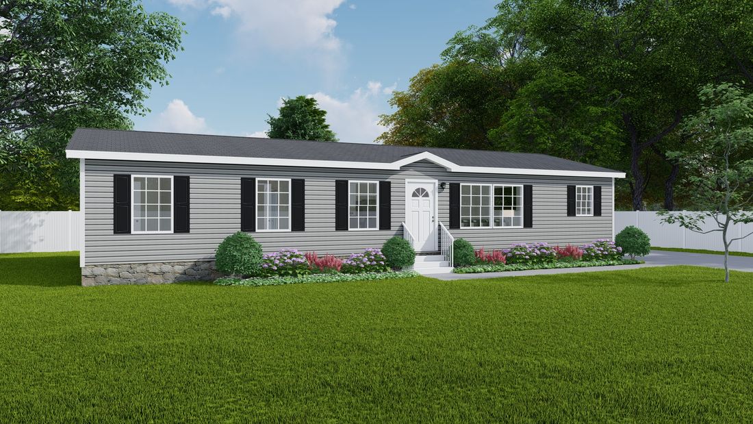 The LEGEND 28X56 COASTAL BREEZE II Exterior. This Manufactured Mobile Home features 3 bedrooms and 2 baths.