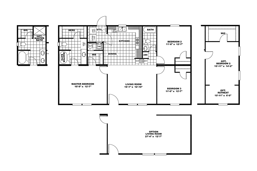 The MVP28443A Floor Plan